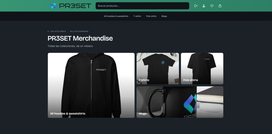 Pr3set shop screenshot 3