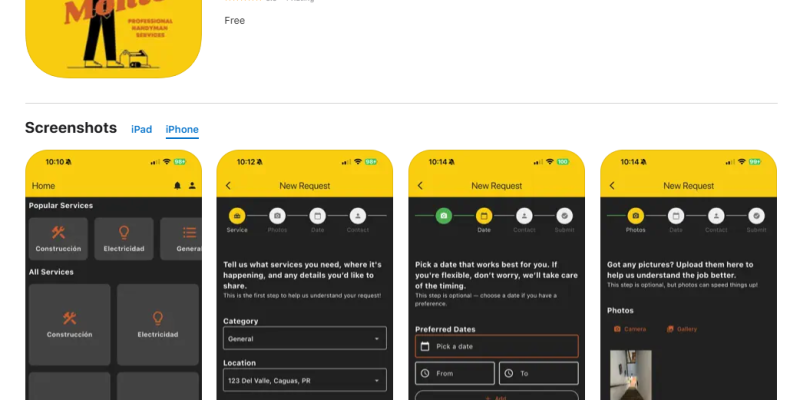 Te Lo Monto Mobile App